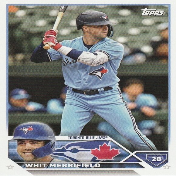 Whit Merrifield - 2023 Topps Toronto Blue Jays Team Set MLB Card - Number TOR-14 - Picture 1 of 2